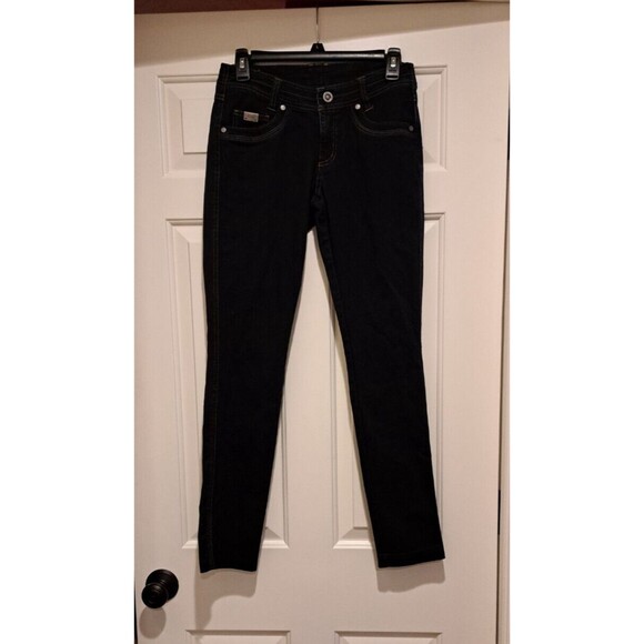 Kuhl Pants Women's 2 Short Skinny Navy-Blue Contour Stretch Waist Ankle Neutral - Picture 1 of 16